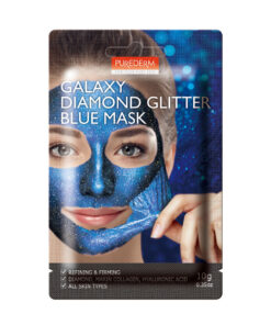 Galaxy Diamond Glitter Blue Mask